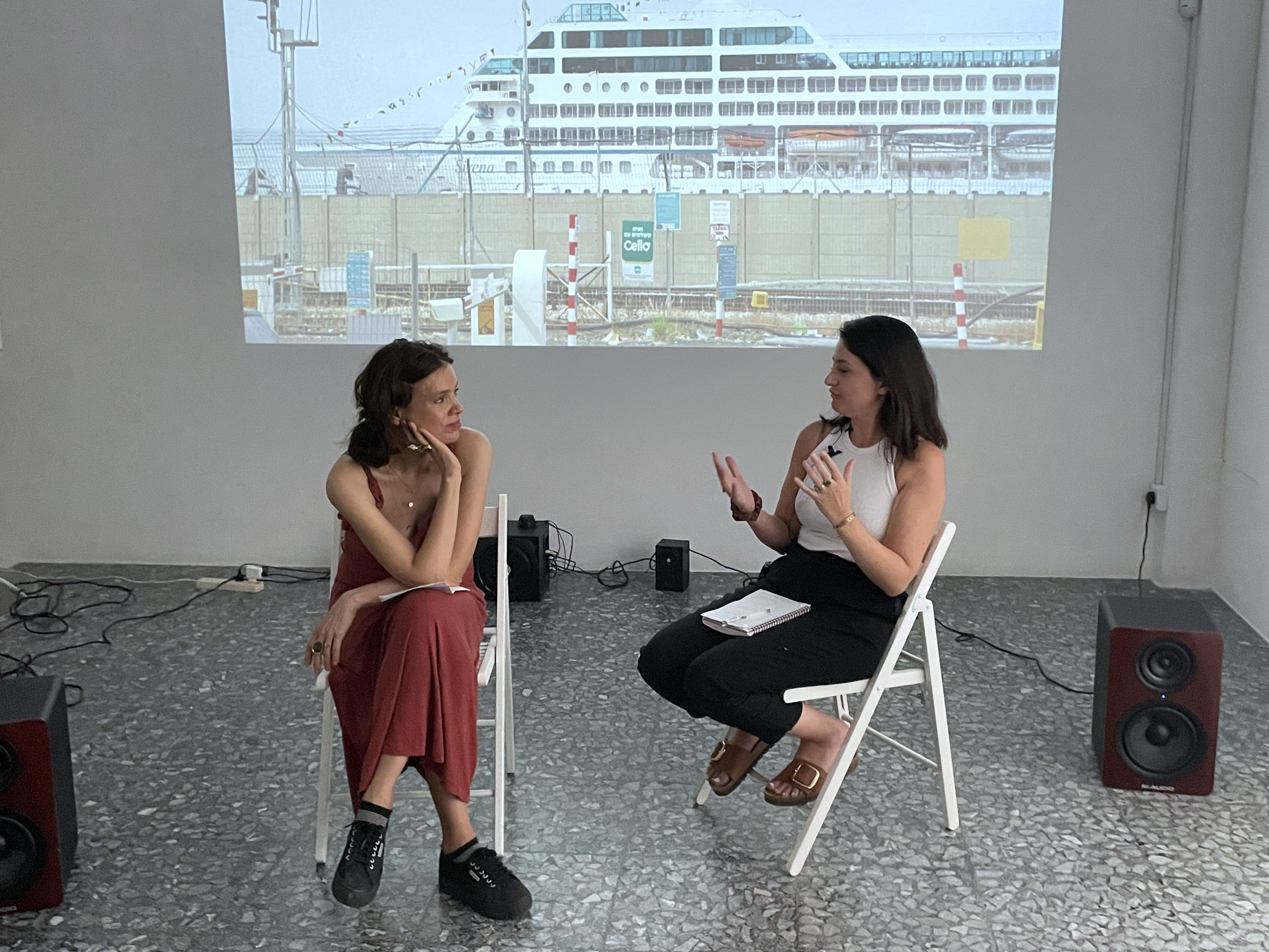 Régine Debatty and Jafra Abu Zoulouf