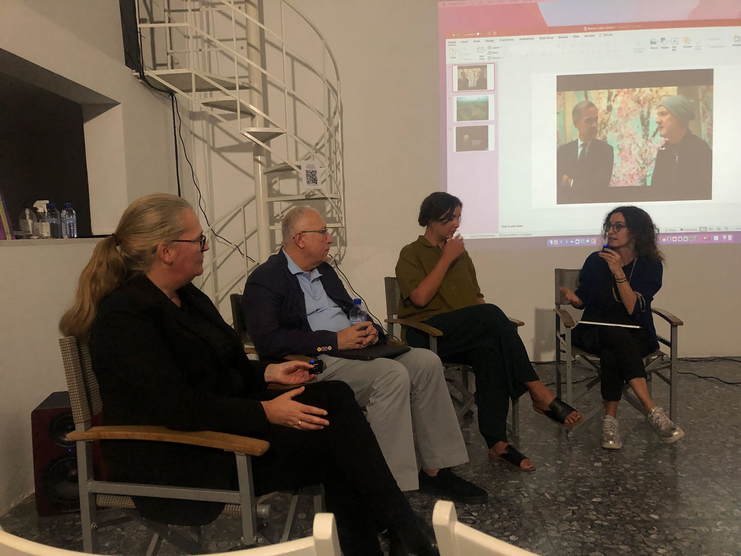Ismail Erturk, Xandra van der Eijk, Ingeborg Reichle and Irini Mirena Papadimitriou at NeMe